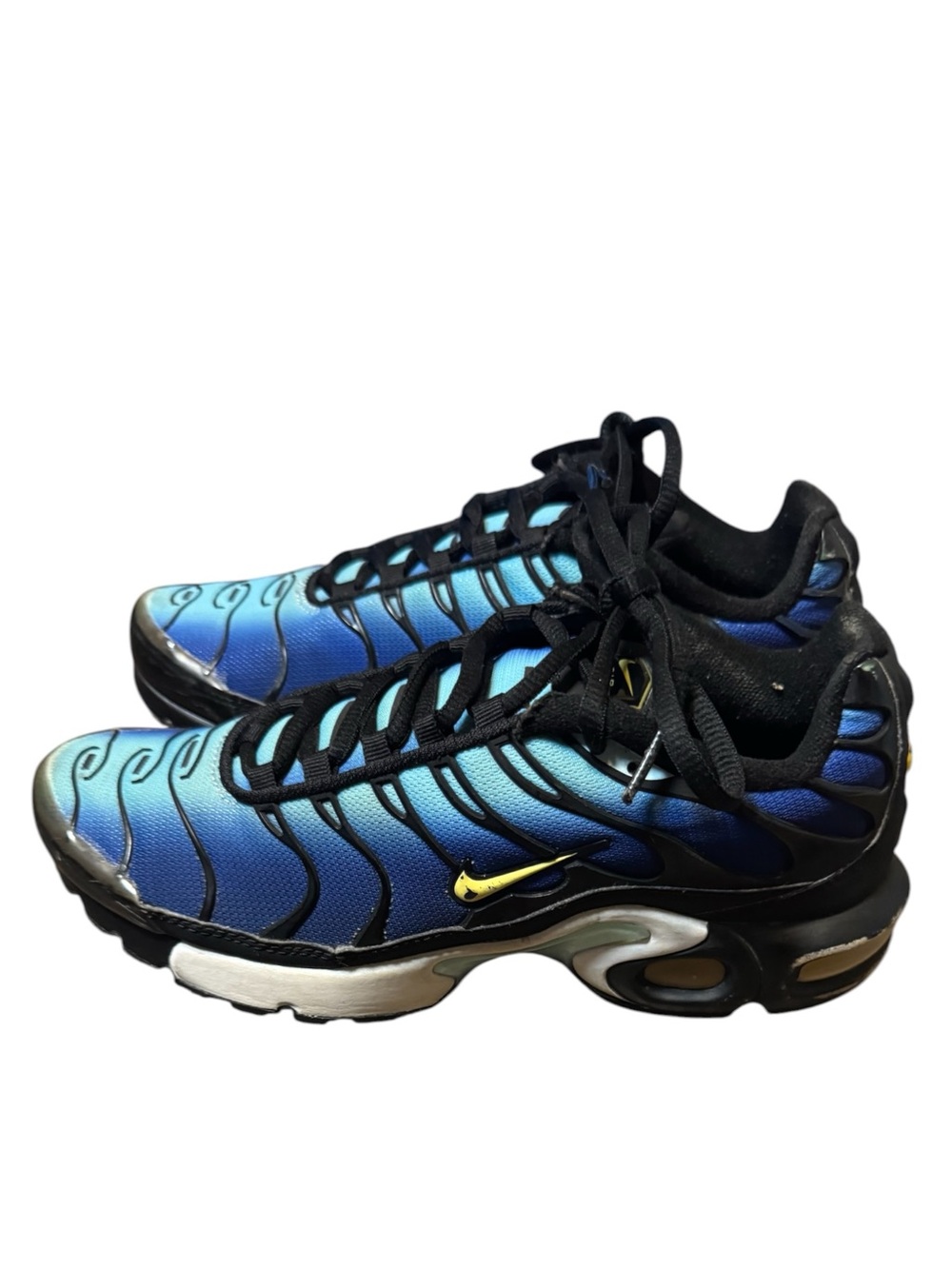Nike Air Max Plus TN OG Hyper Blue Running Sneakers Unisex Kids Size 6Y